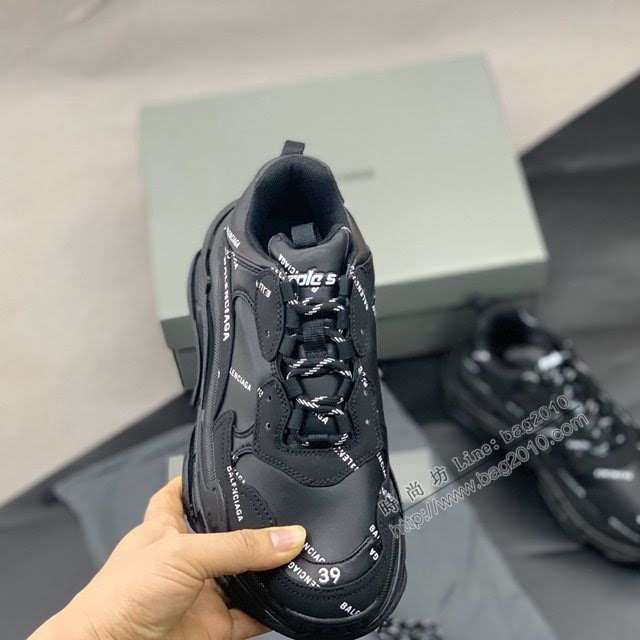 Balenciaga經典款男鞋 巴黎世家頂級版本復古跑鞋 Balenciaga情侶款老爹鞋  hdbl1002